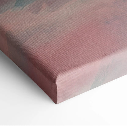 A soft pink and mauve textured canvas print inspired by the nissan r34 skyline gt-r jdm blue performance vehicle wall decor