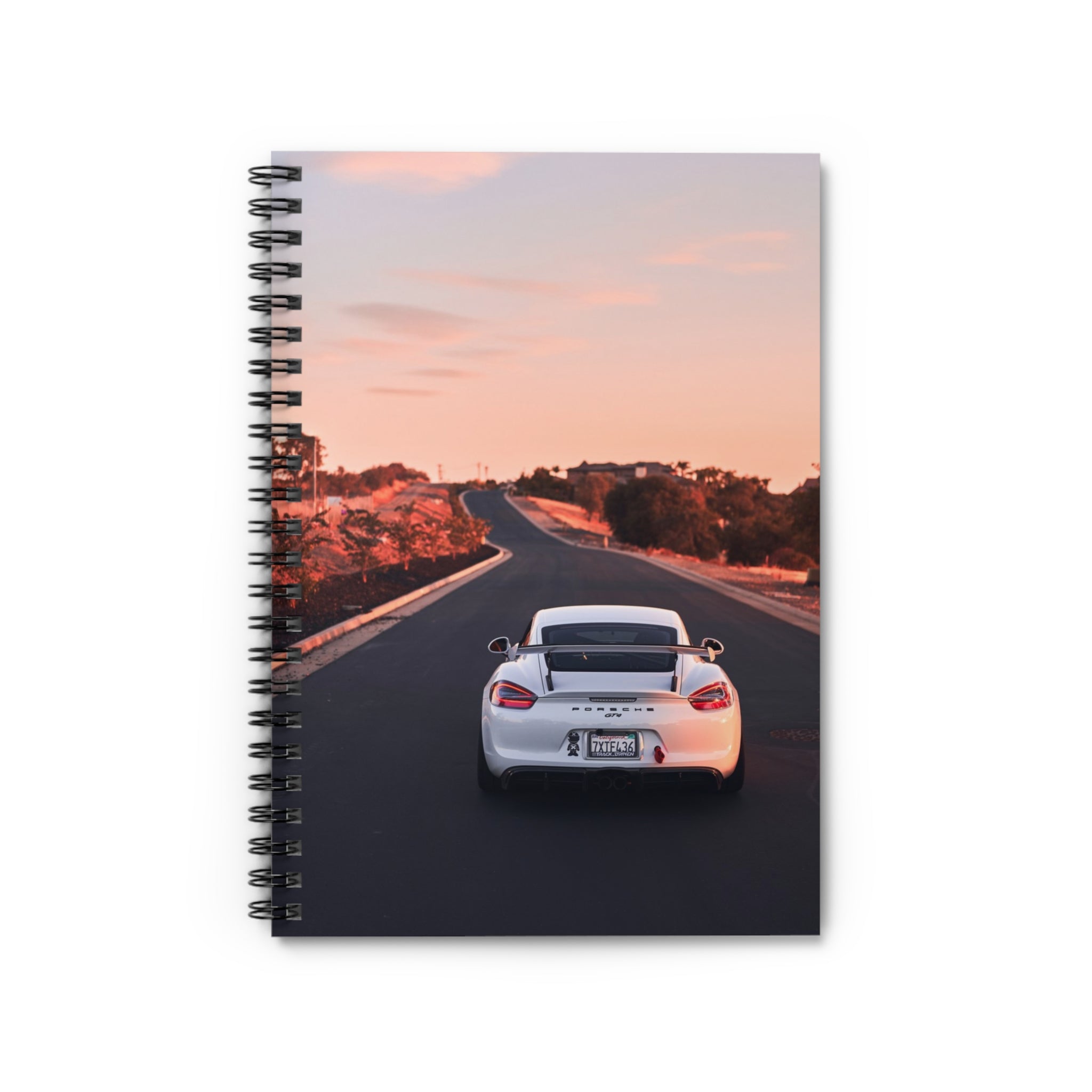 Porsche GT4 Automotive Spiral Notebook #004 - Throttle Designs