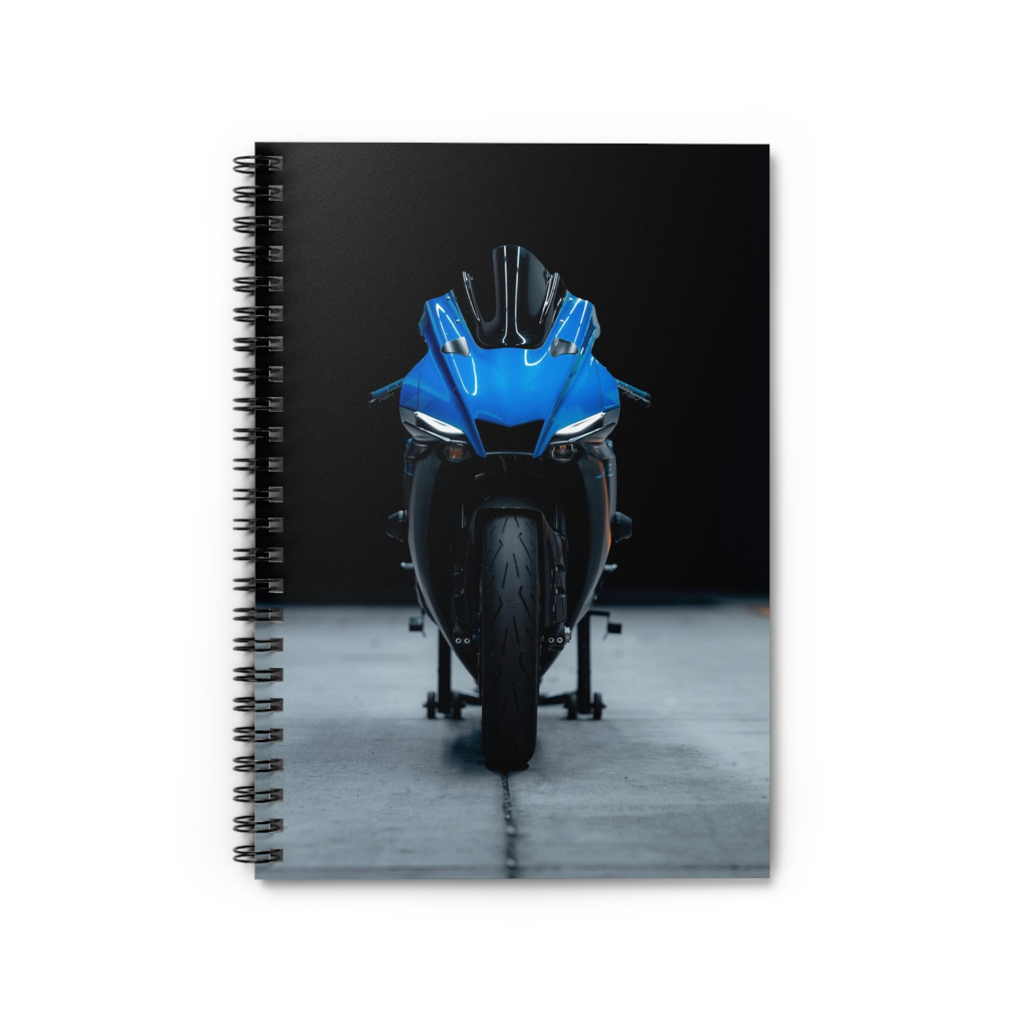 Yamaha R1 Motorcycle Spiral Notebook #001 - Throttle Designs