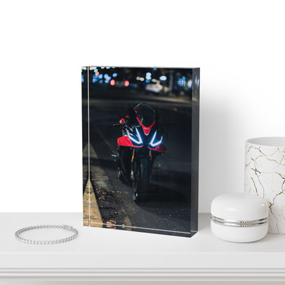 Aprilia RSV4 Motorcycle Acrylic Photo Block #009 - Throttle Designs