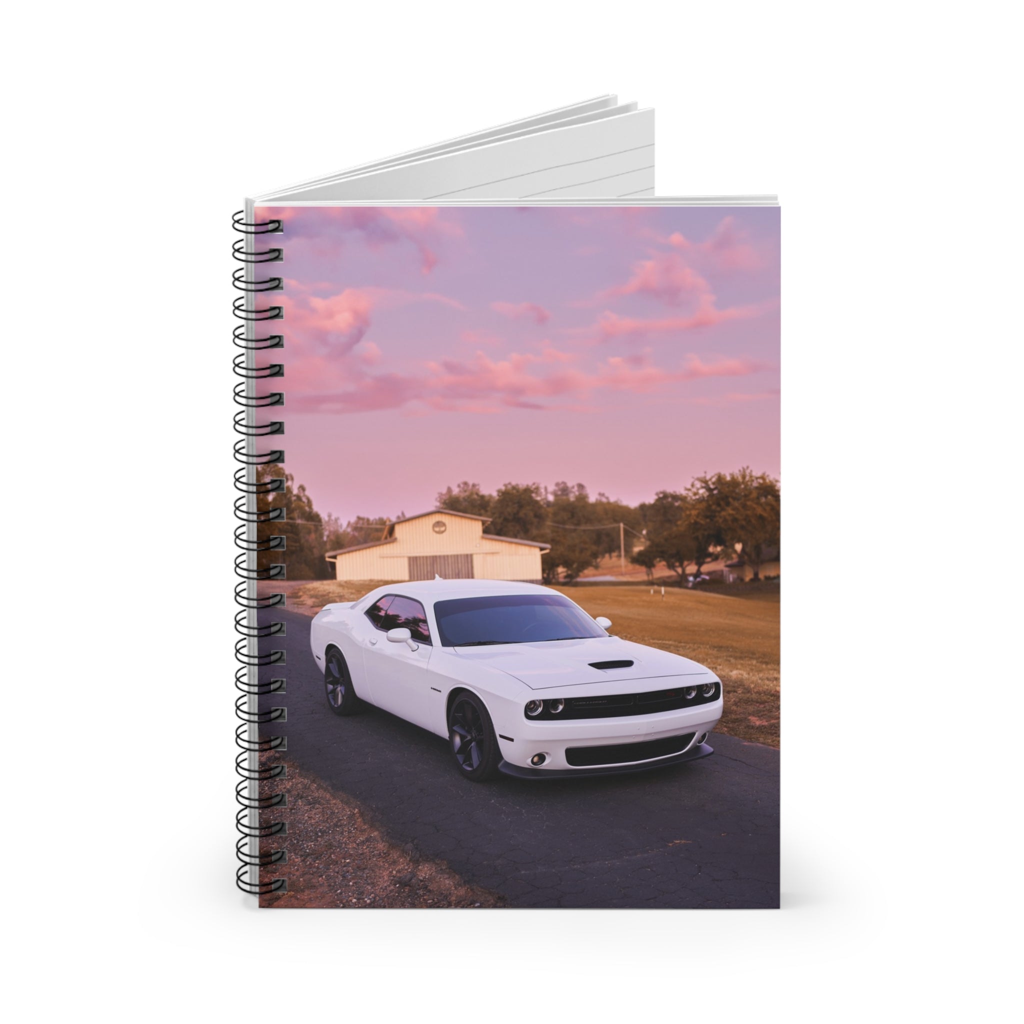 Dodge Challenger Automotive Spiral Notebook #006 - Throttle Designs