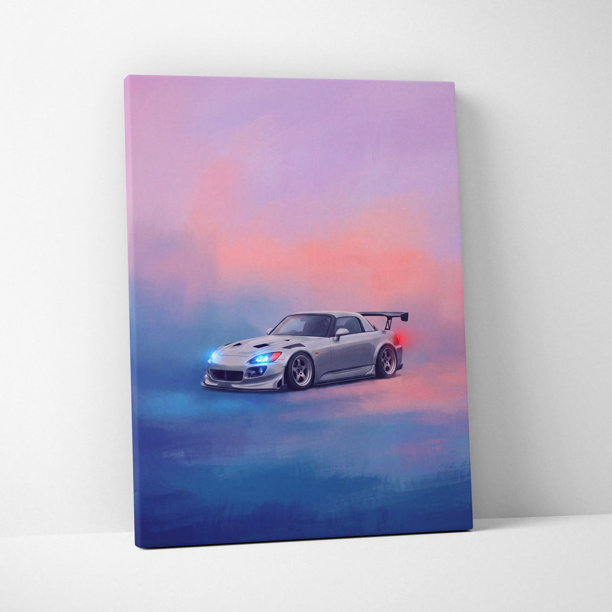 Honda S2000 Inspired Canvas Art - Widebody JDM Performance Vehicle Wall Decor and Display