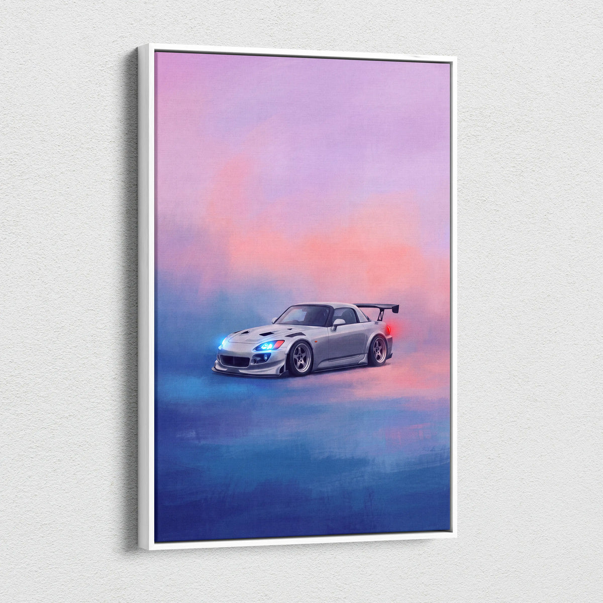 Honda S2000 Inspired Canvas Art - Widebody JDM Performance Vehicle Wall Decor and Display