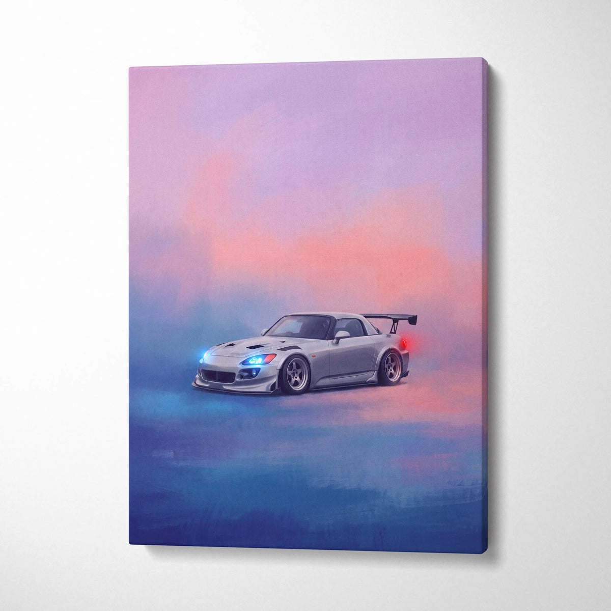 Honda S2000 Inspired Canvas Art - Widebody JDM Performance Vehicle Wall Decor and Display