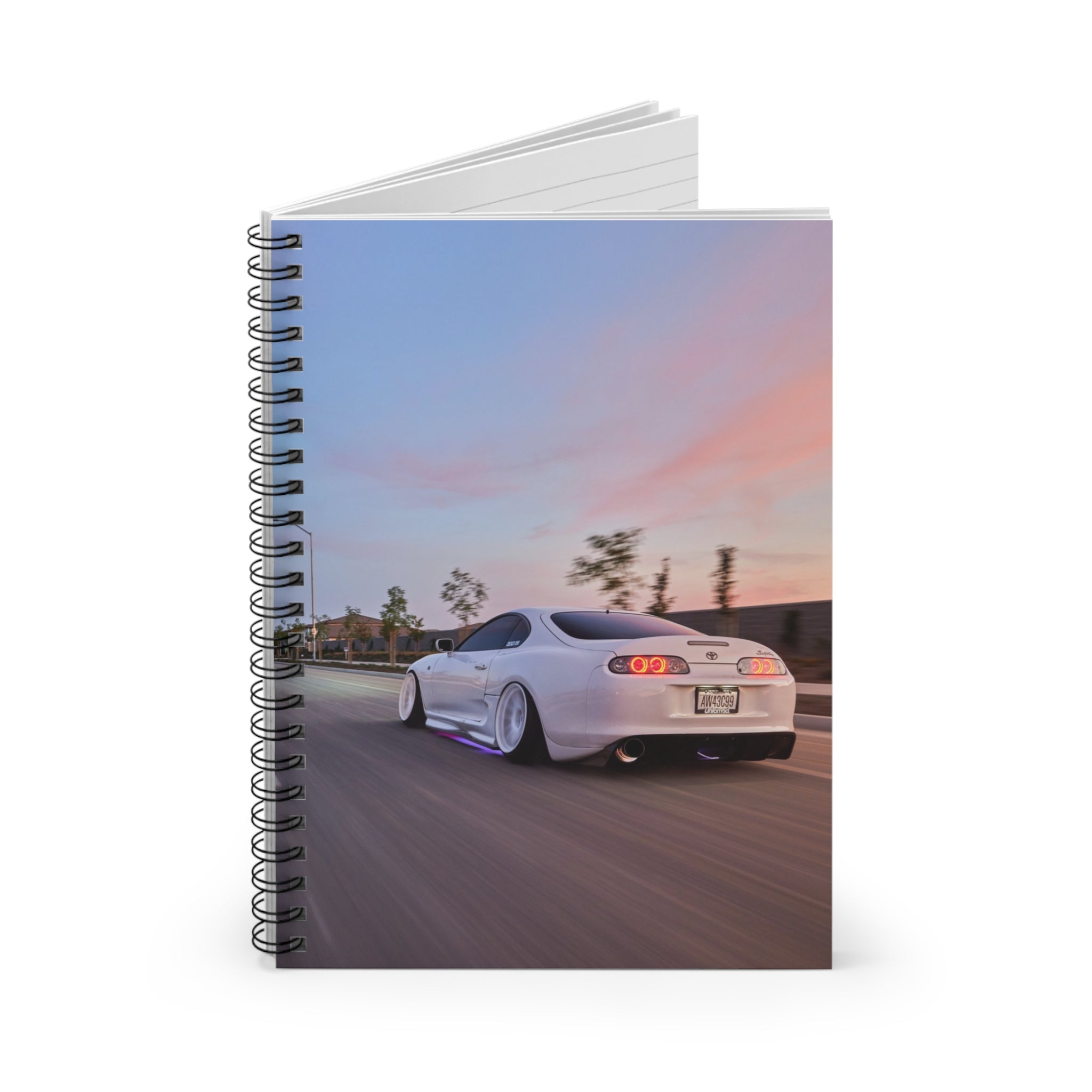 Toyota Supra Mk4 Automotive Spiral Notebook #015 - Throttle Designs