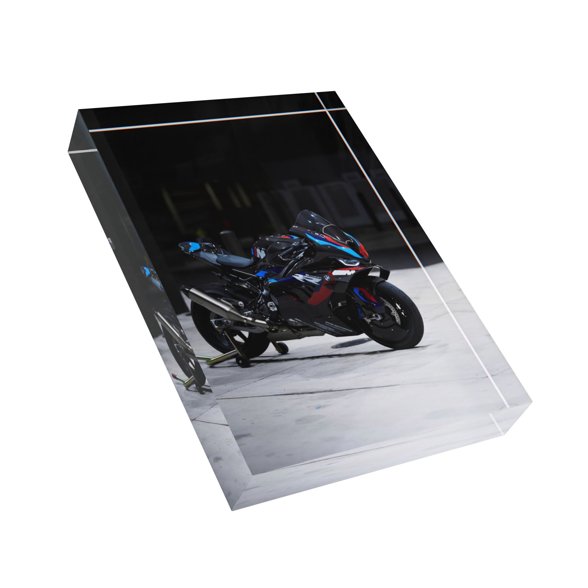 BMW M1000RR Motorcycle Acrylic Photo Block #005 - Throttle Designs