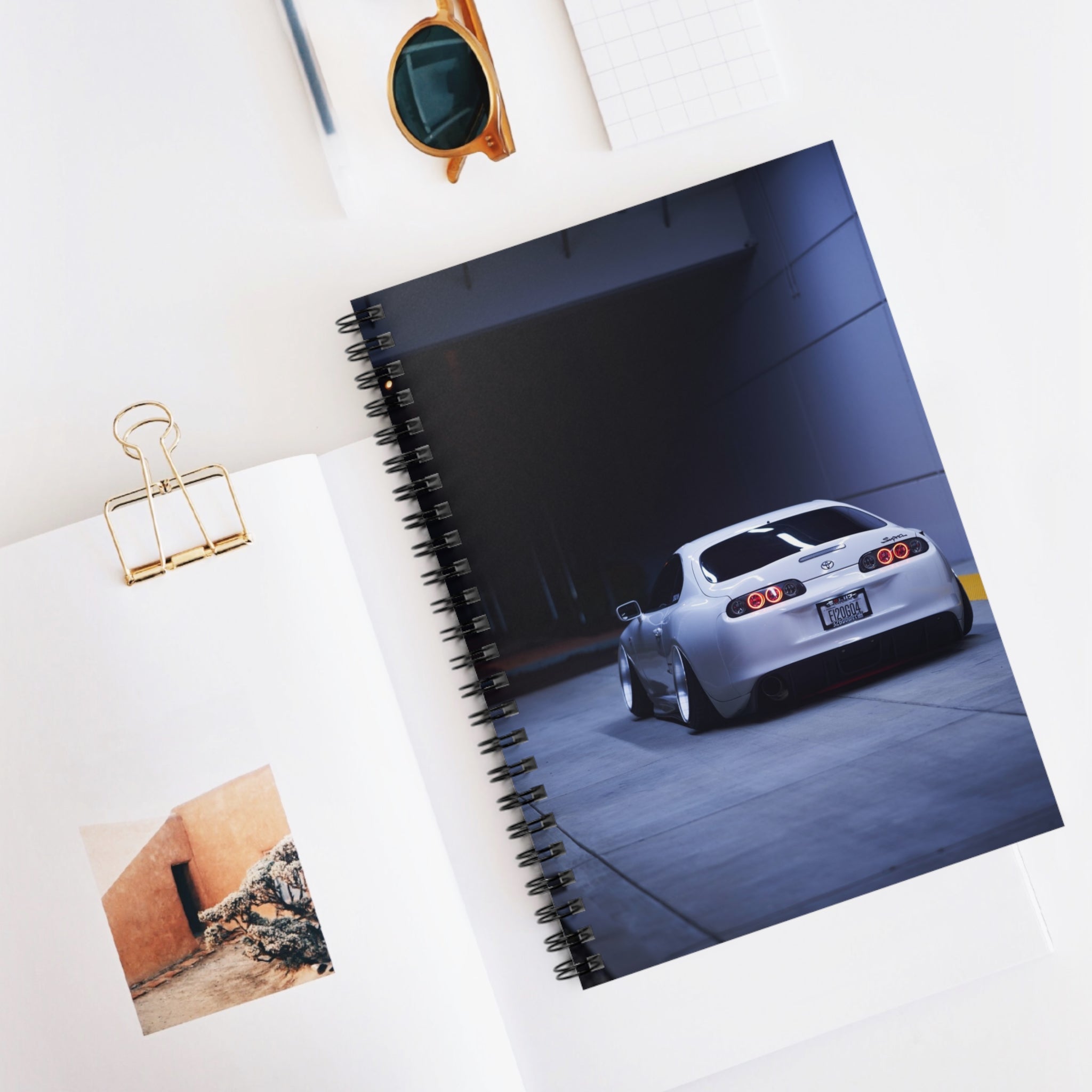 Toyota Supra Mk4 Automotive Spiral Notebook #006 - Throttle Designs