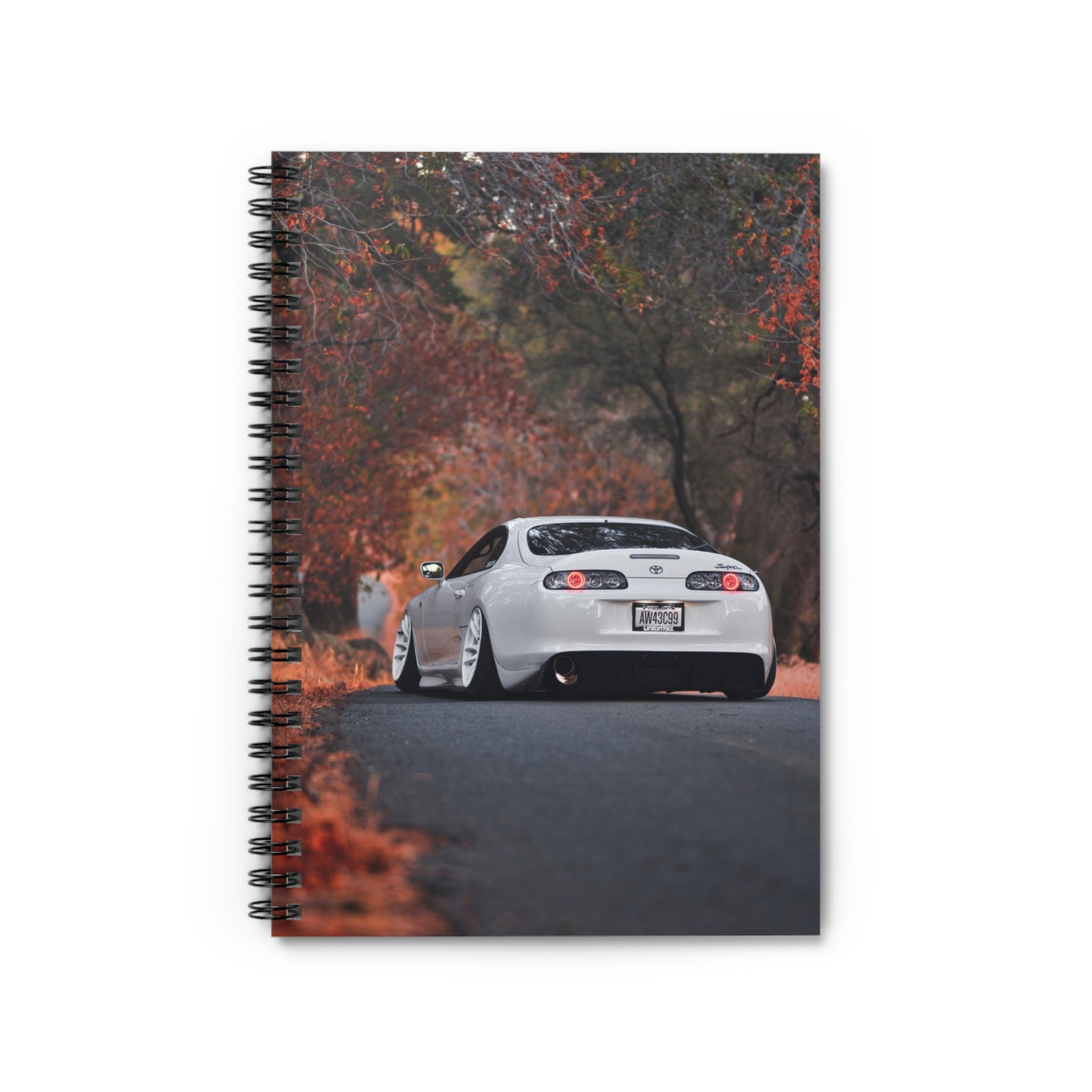 Toyota Supra Mk4 Automotive Spiral Notebook #014 - Throttle Designs