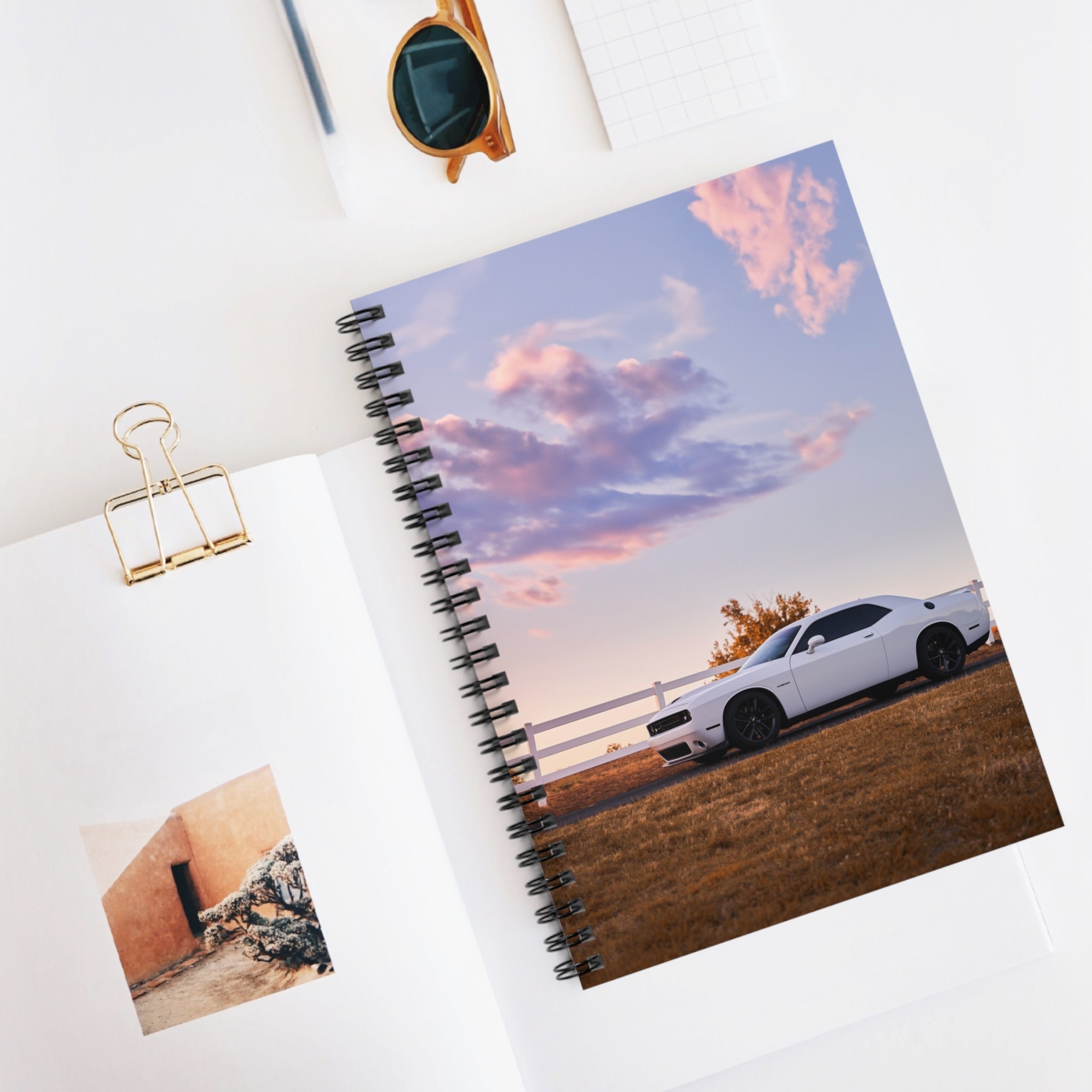 Dodge Challenger Automotive Spiral Notebook #005 - Throttle Designs