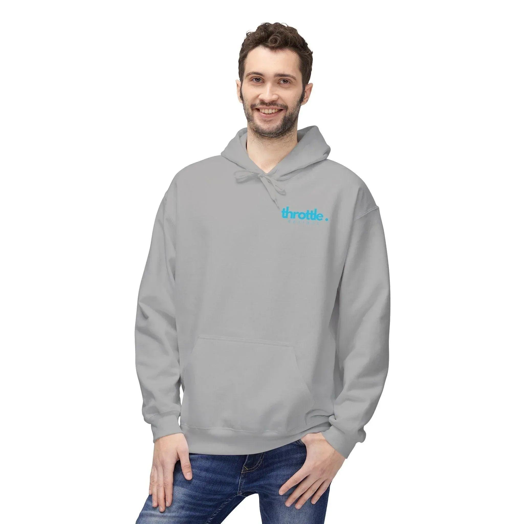 Cozy Retro Palm Tree Sunset Fleece Pullover Hoodie for Ultimate Comfort