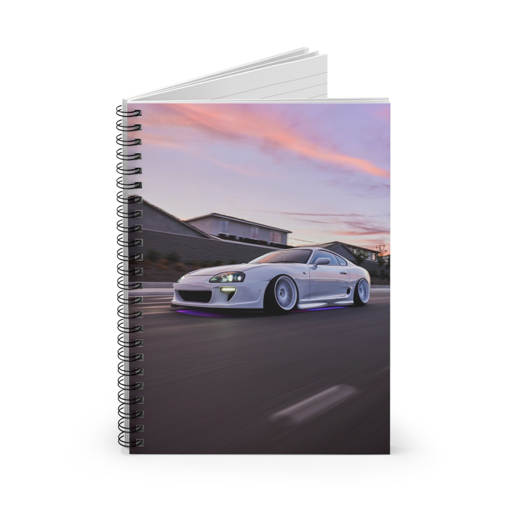 Toyota Supra Mk4 Automotive Spiral Notebook #016 - Throttle Designs