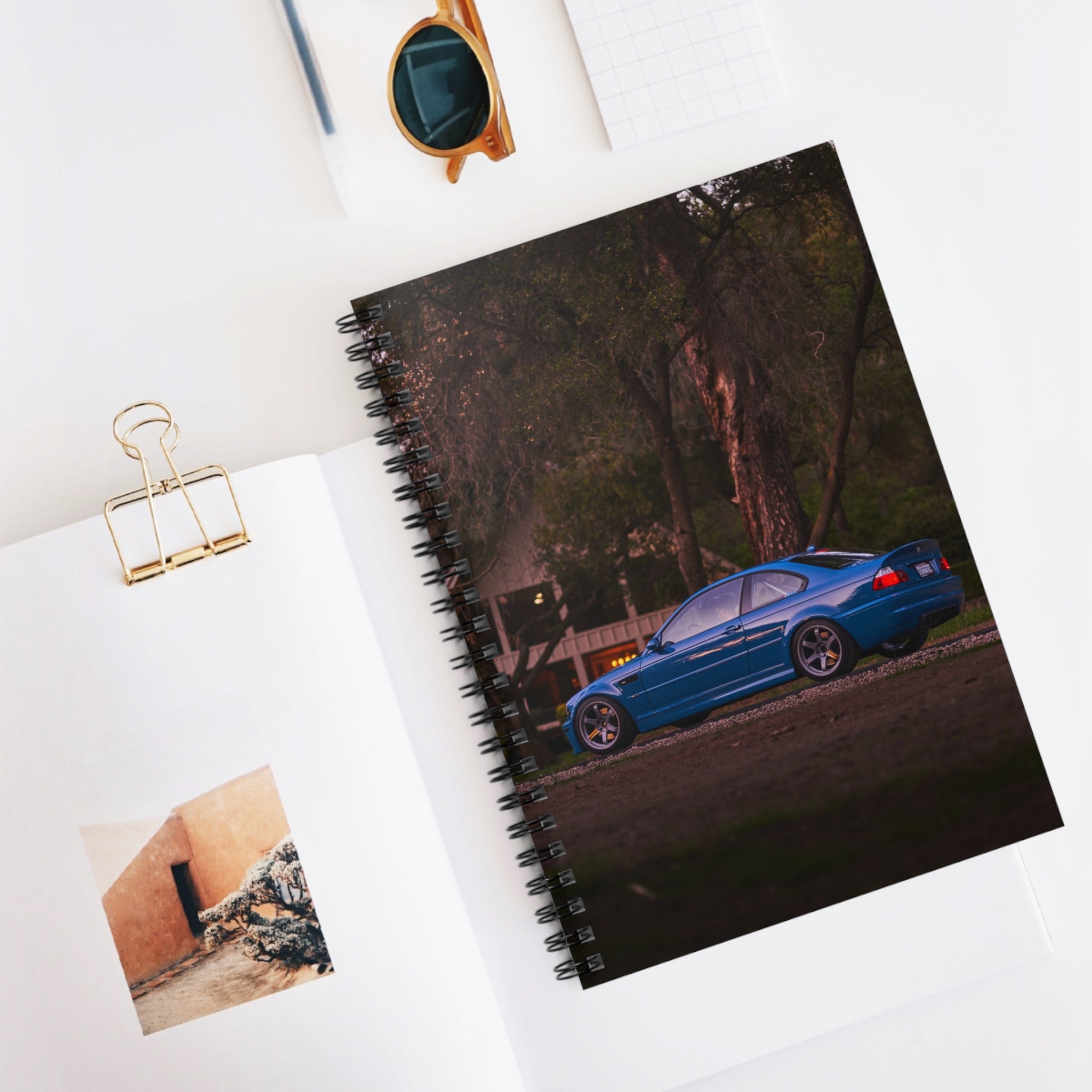 BMW E46 M3 Automotive Spiral Notebook #010 - Throttle Designs