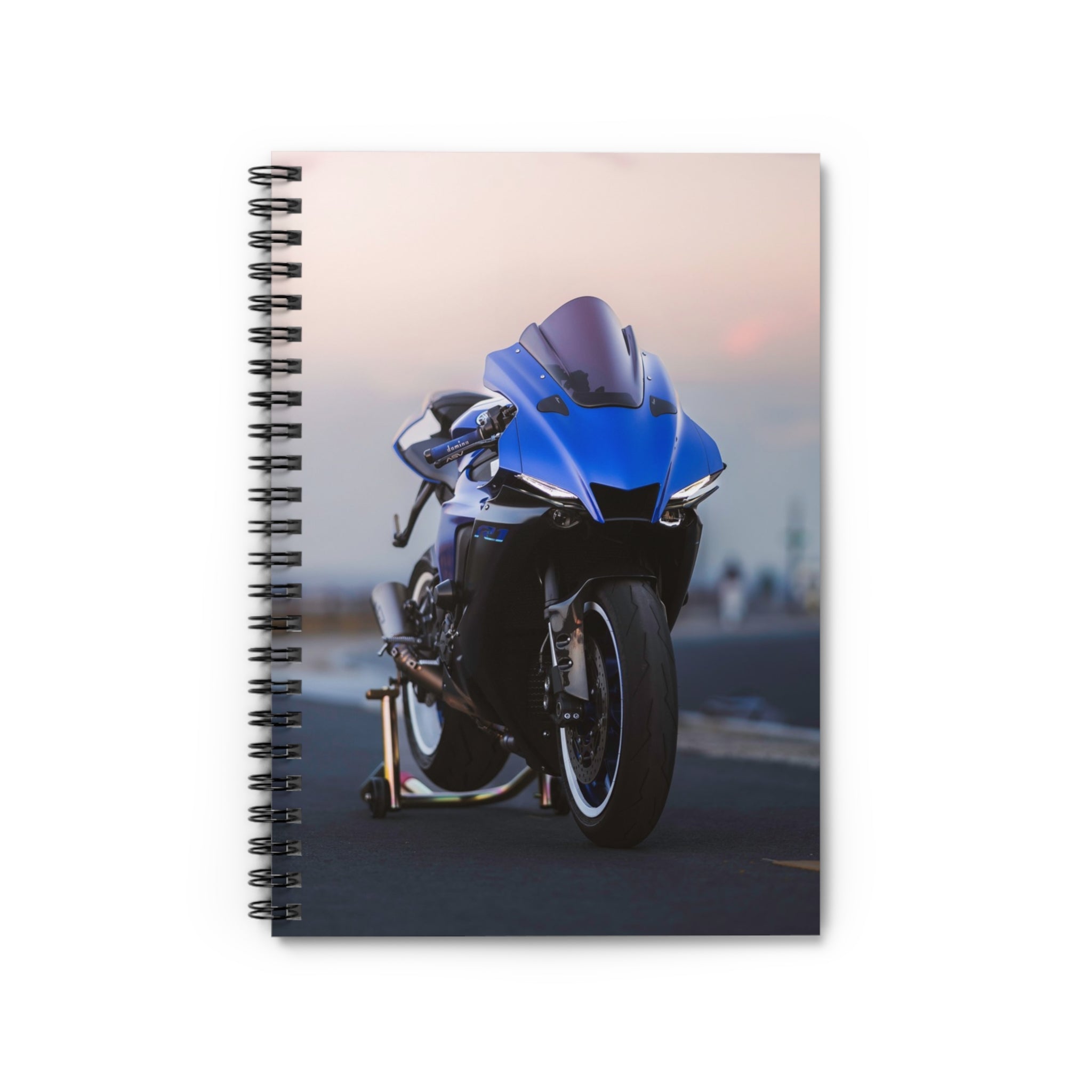 Yamaha R1 Motorcycle Spiral Notebook #012 - Throttle Designs