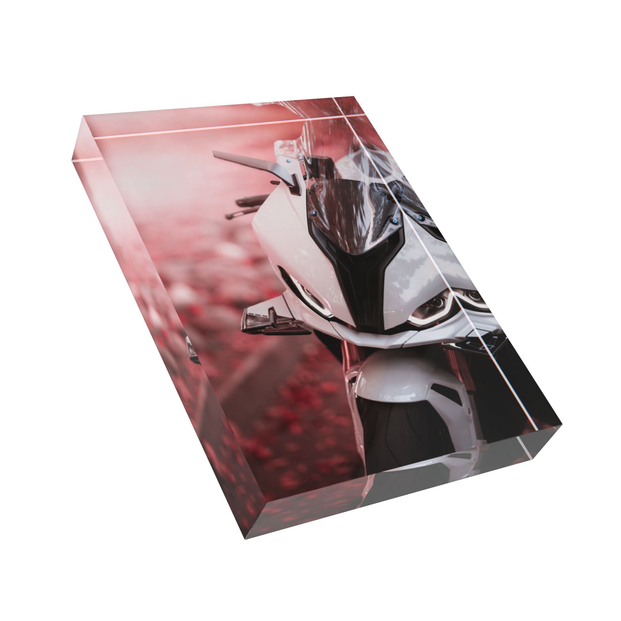 BMW S1000RR Motorcycle Acrylic Photo Block #012 - Throttle Designs