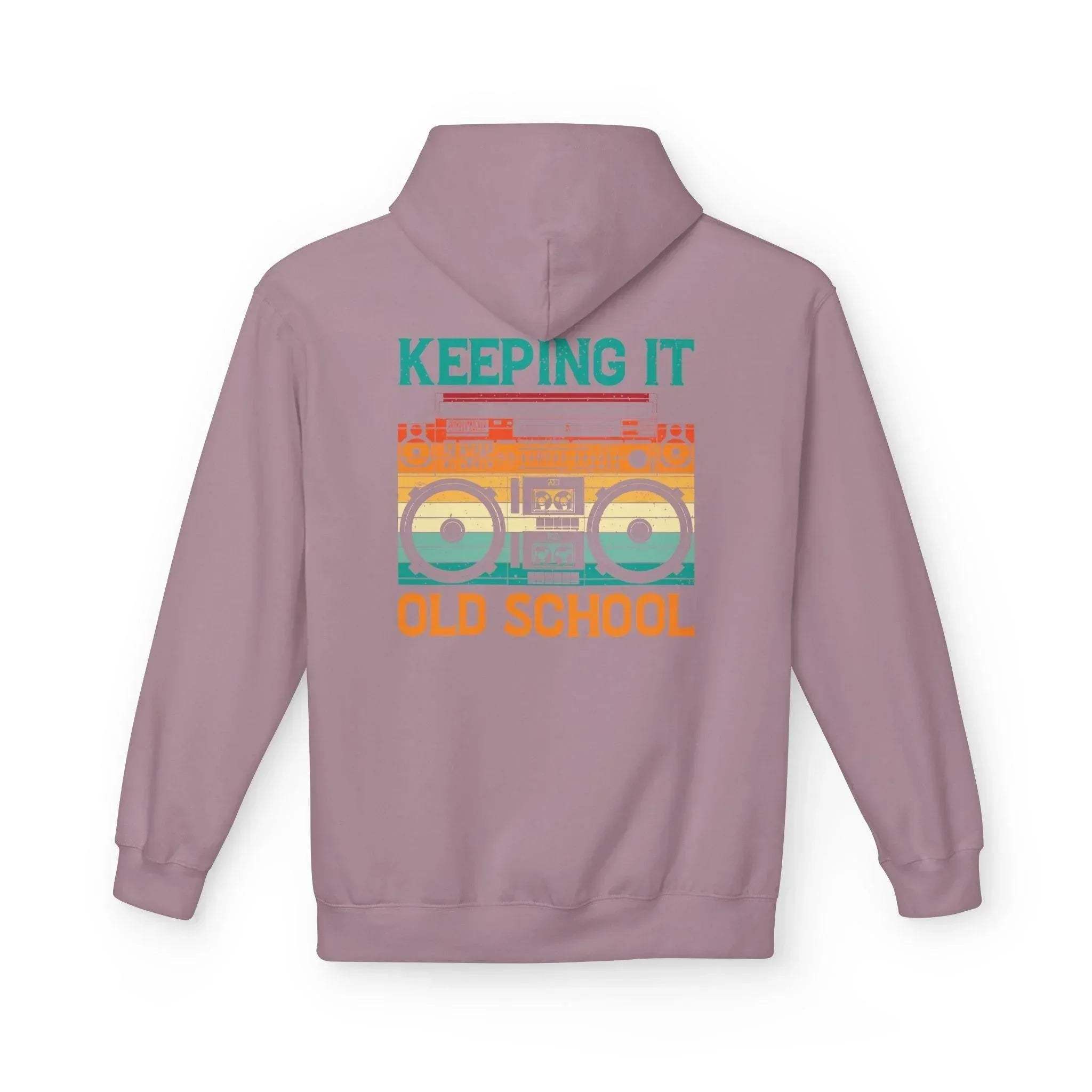 Ultimate Comfort Premium Old School Boombox Fleece Hoodie