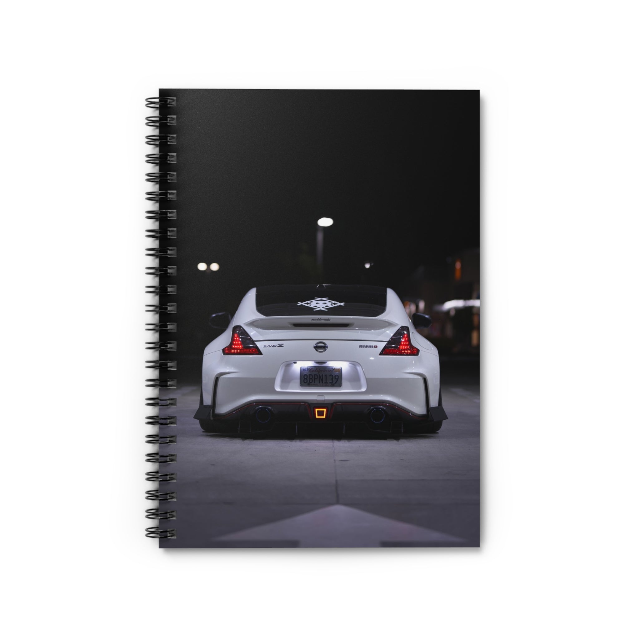 Nissan 370z Automotive Spiral Notebook #009 - Throttle Designs