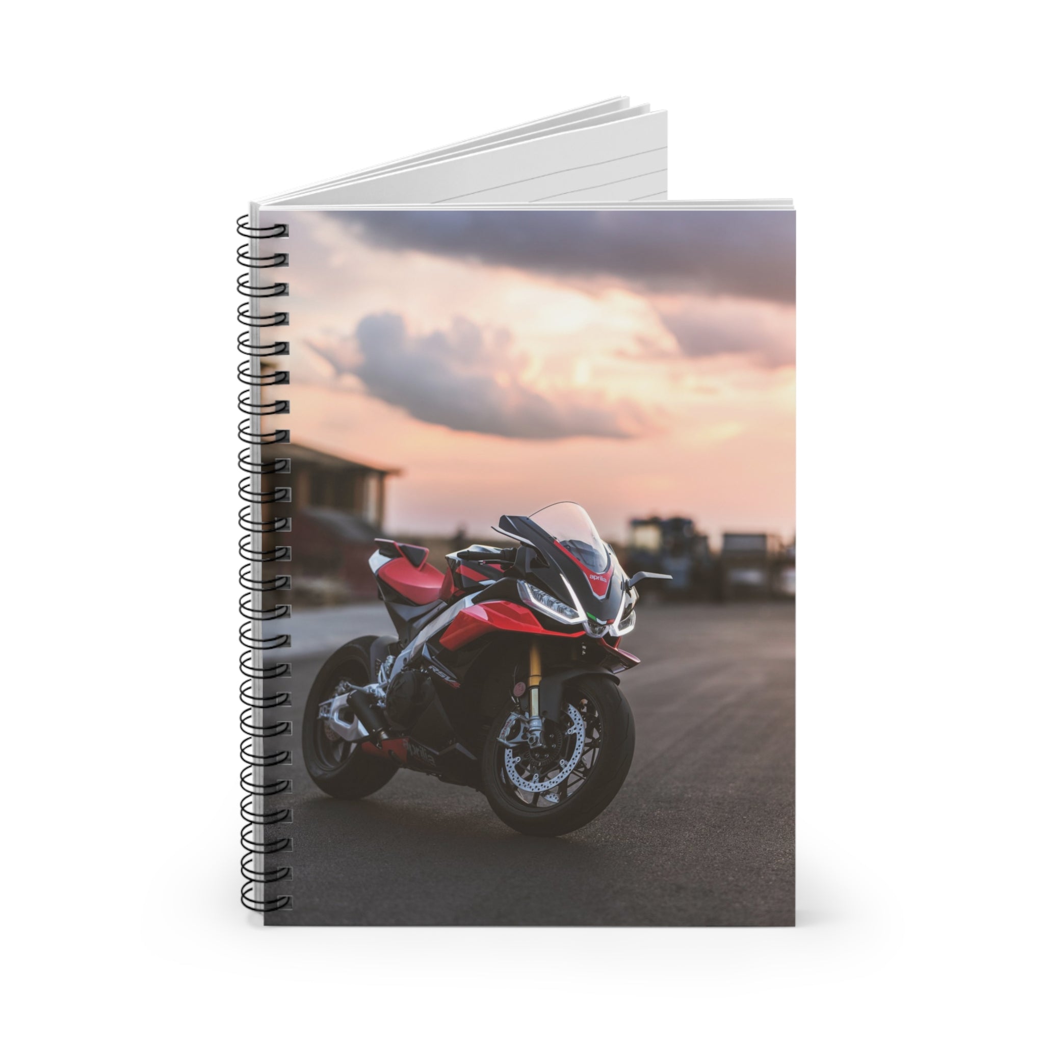 Aprilia RSV4 1100 Factory Motorcycle Spiral Notebook #031 - Throttle Designs