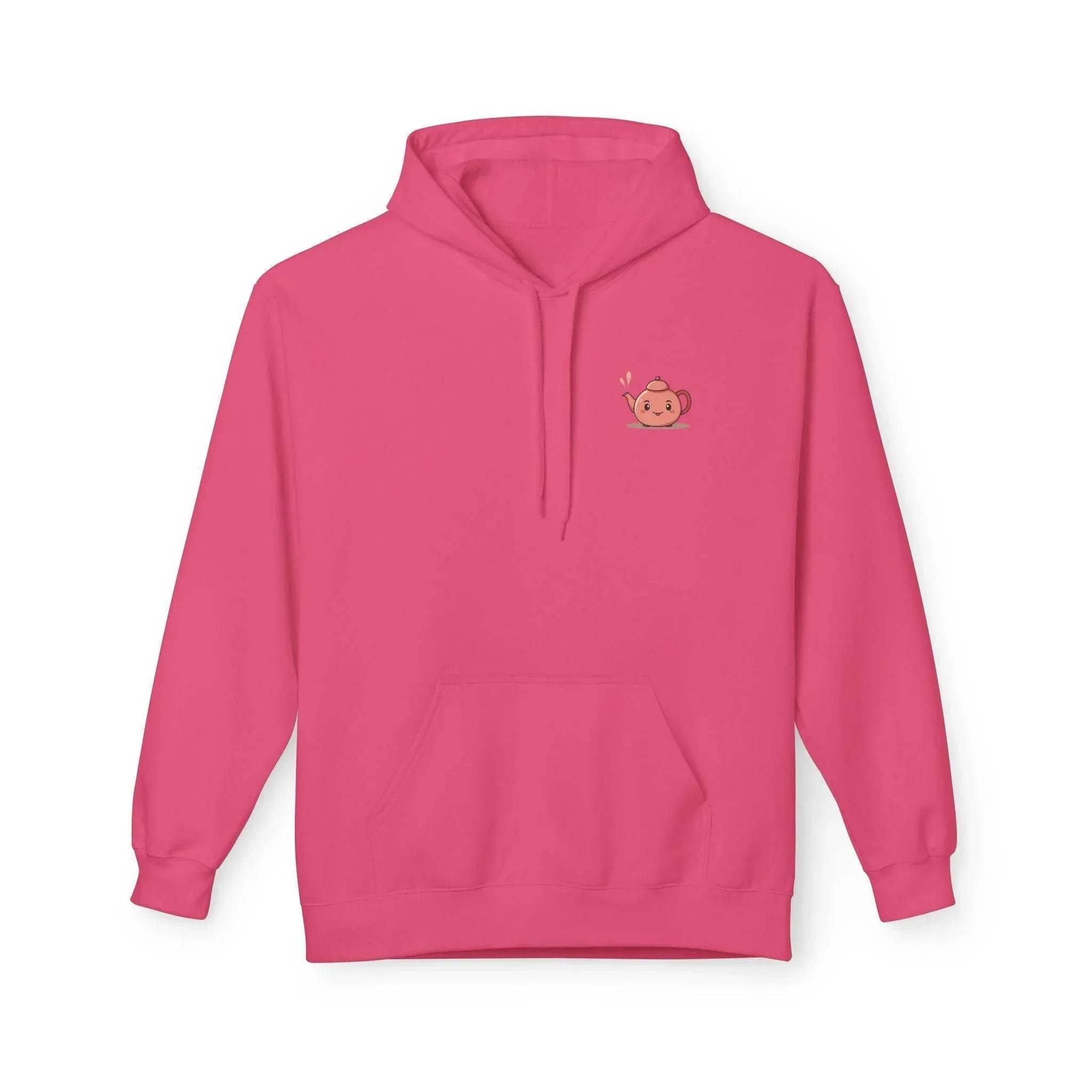 Charming Tea Cup Fleece Hoodie for Ultimate Comfort and Style