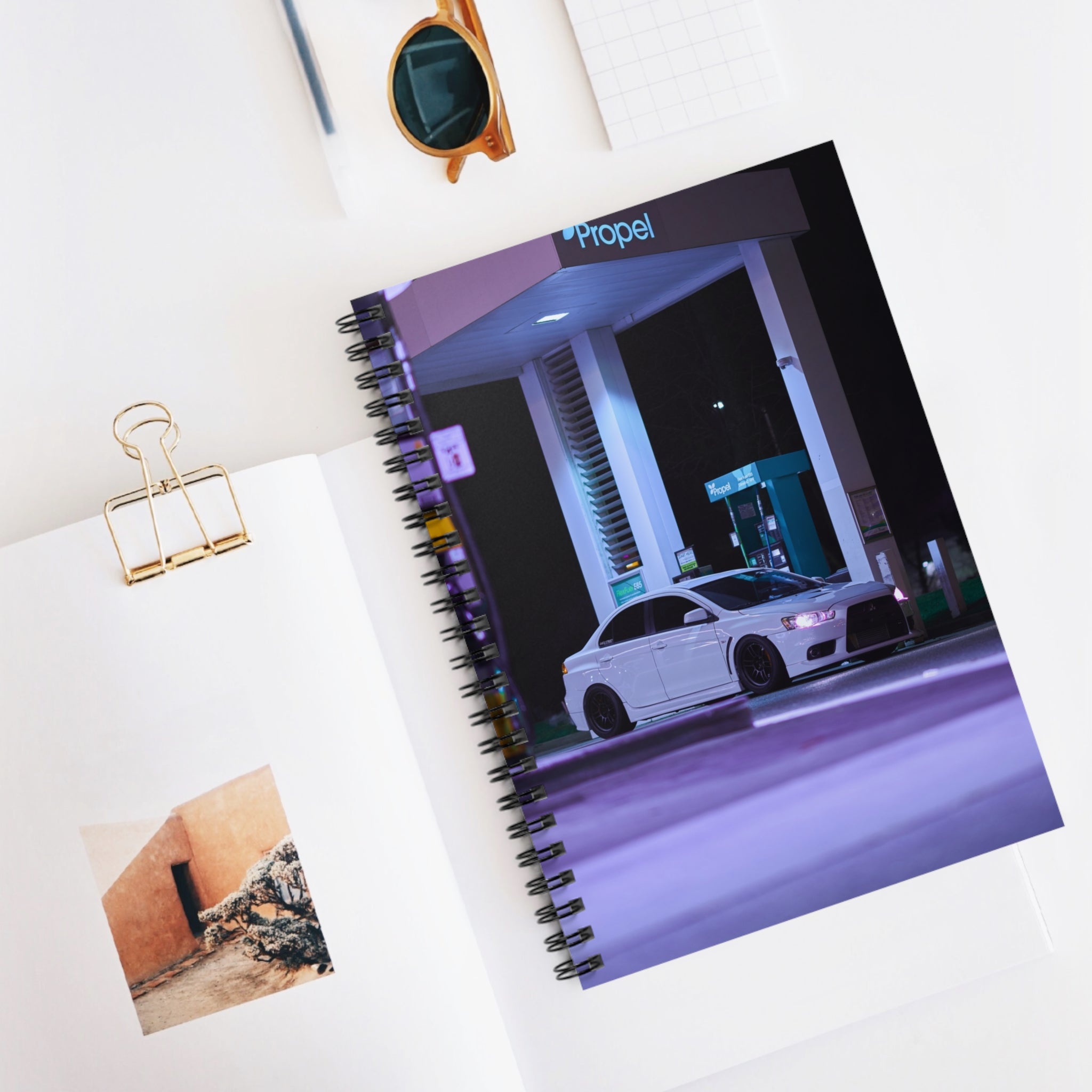 Mitsubishi Evo 10 Automotive Spiral Notebook #013 - Throttle Designs