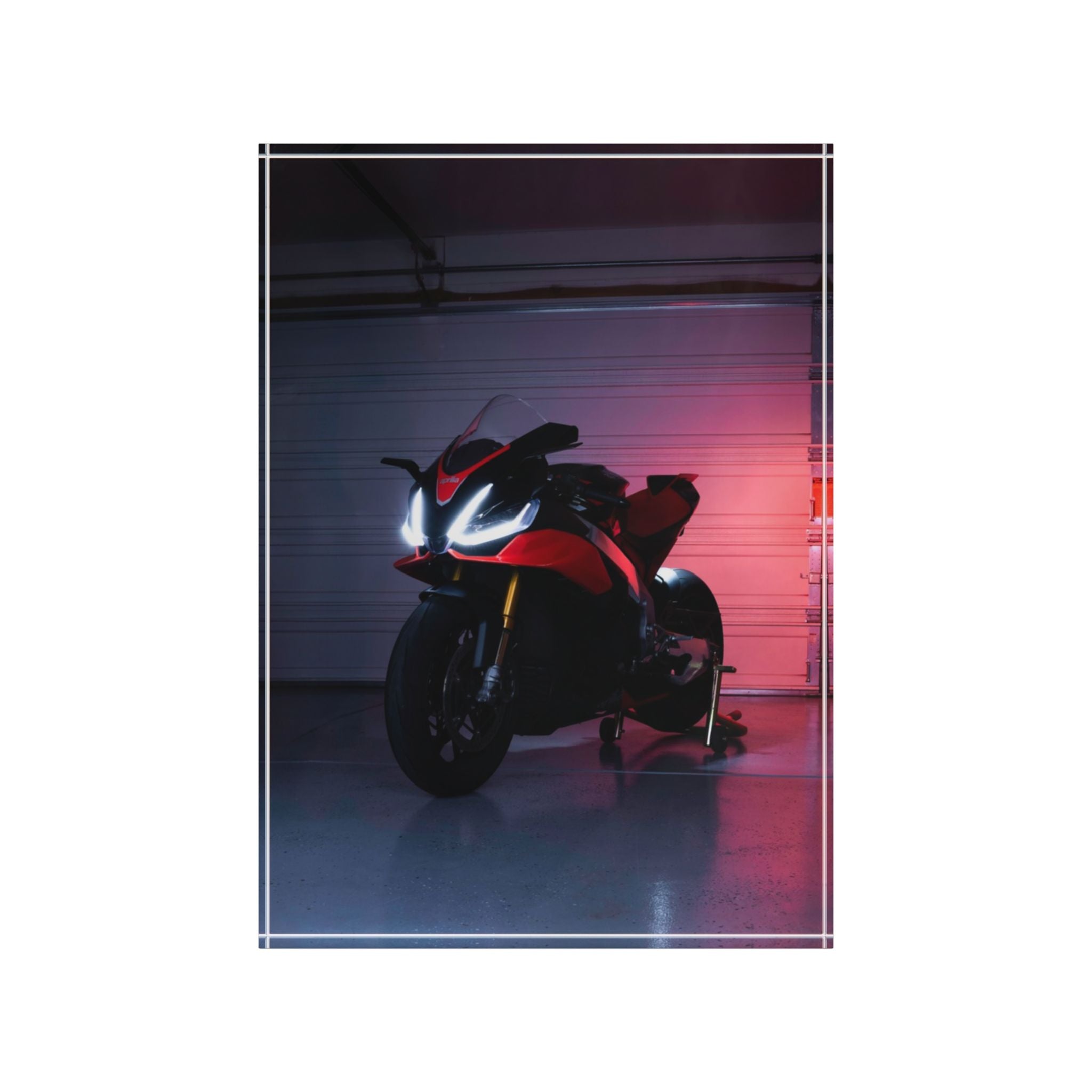 Aprilia RSV4 Motorcycle Acrylic Photo Block #005 - Throttle Designs