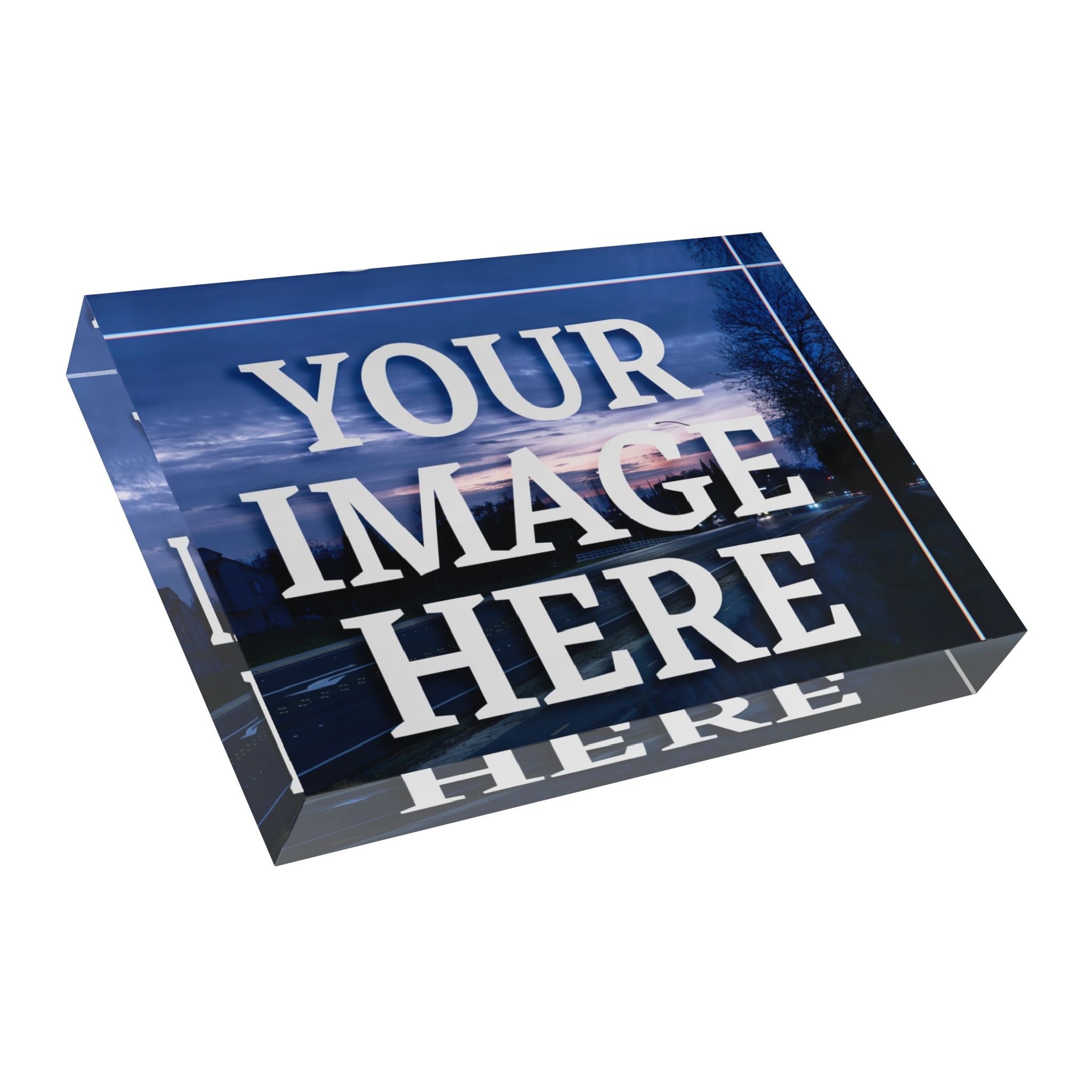 Personalized Custom Acrylic Photo Block - Throttle Designs