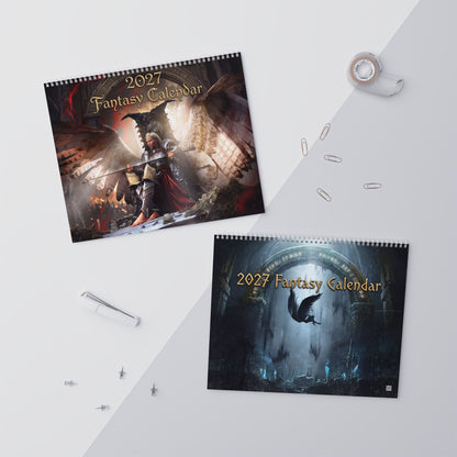 2027 Fantasy Artwork Calendar – Magical Characters, Surreal Worlds & Imaginative Art Collection