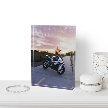 BMW S1000RR Motorcycle Acrylic Photo Block #027 - Throttle Designs