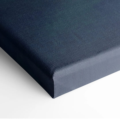 Dark blue canvas art with textured woven surface and raised edges inspired by mclaren 720s gt3 supercar design