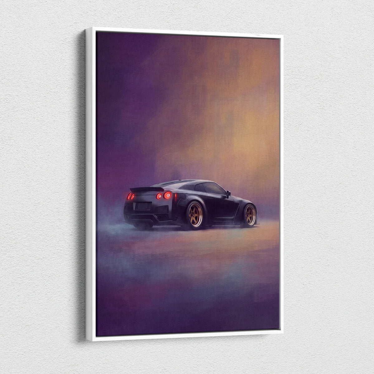 Nissan GT-R Inspired Canvas Art - Widebody JDM Performance Supercar Wall Decor and Display