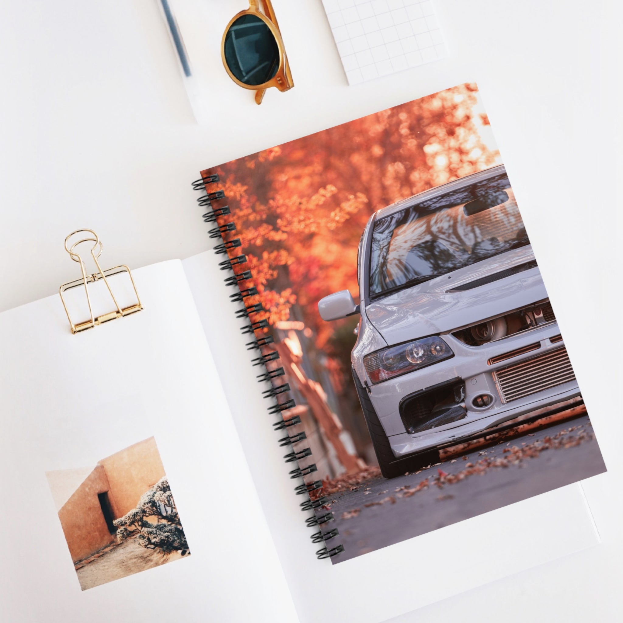 Mitsubishi Evo 8 Automotive Spiral Notebook #033 - Throttle Designs