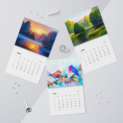2027 Painted Art Wall Calendar – Creative Artwork, Artistic Scenes & Decorative Painting Collection