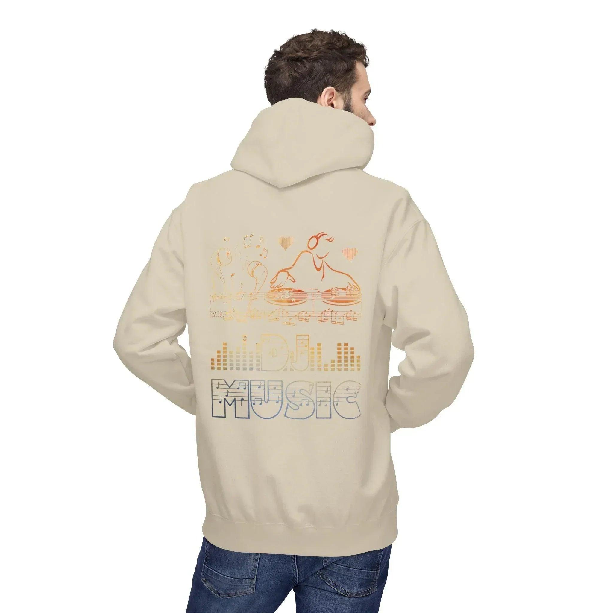 Ultimate DJ Music Lover's Fleece Hoodie: Comfort Meets Style