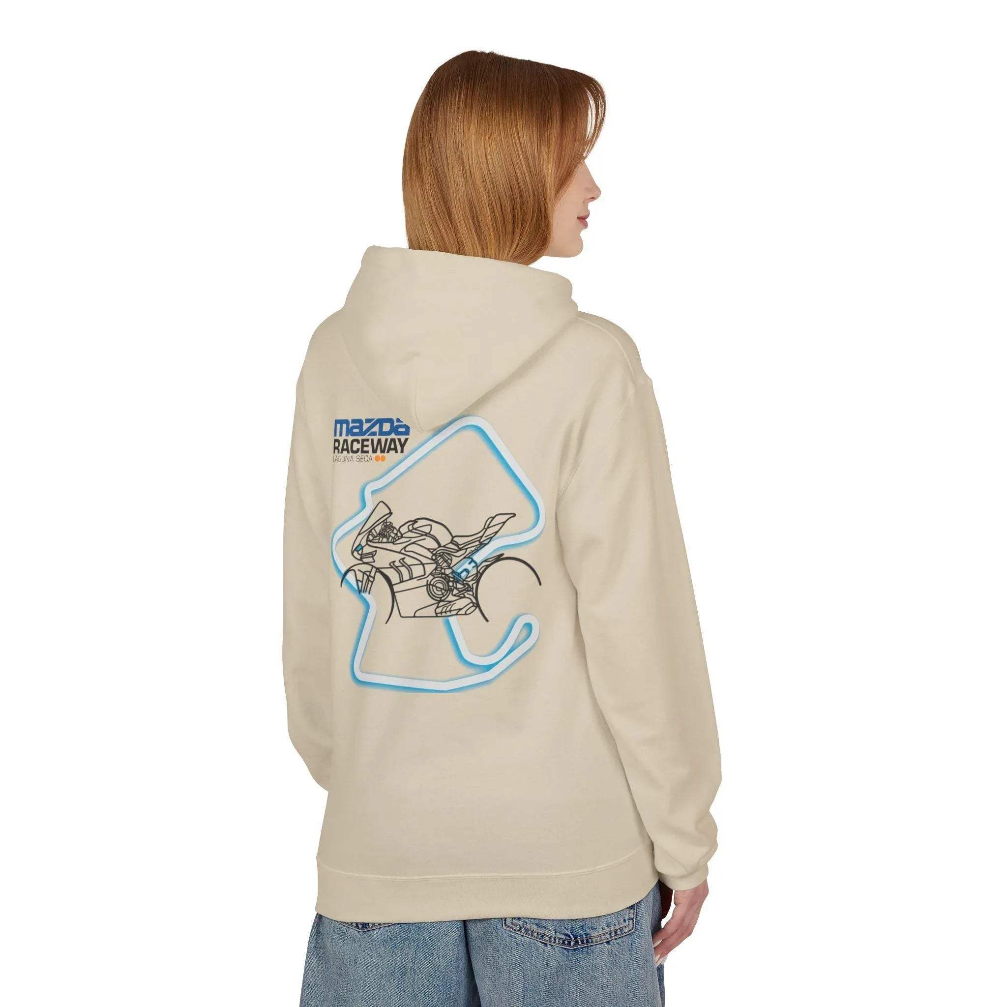 Ducati Panigale V4 SP Laguna Seca Fleece Hoodie - Stylish & Cozy