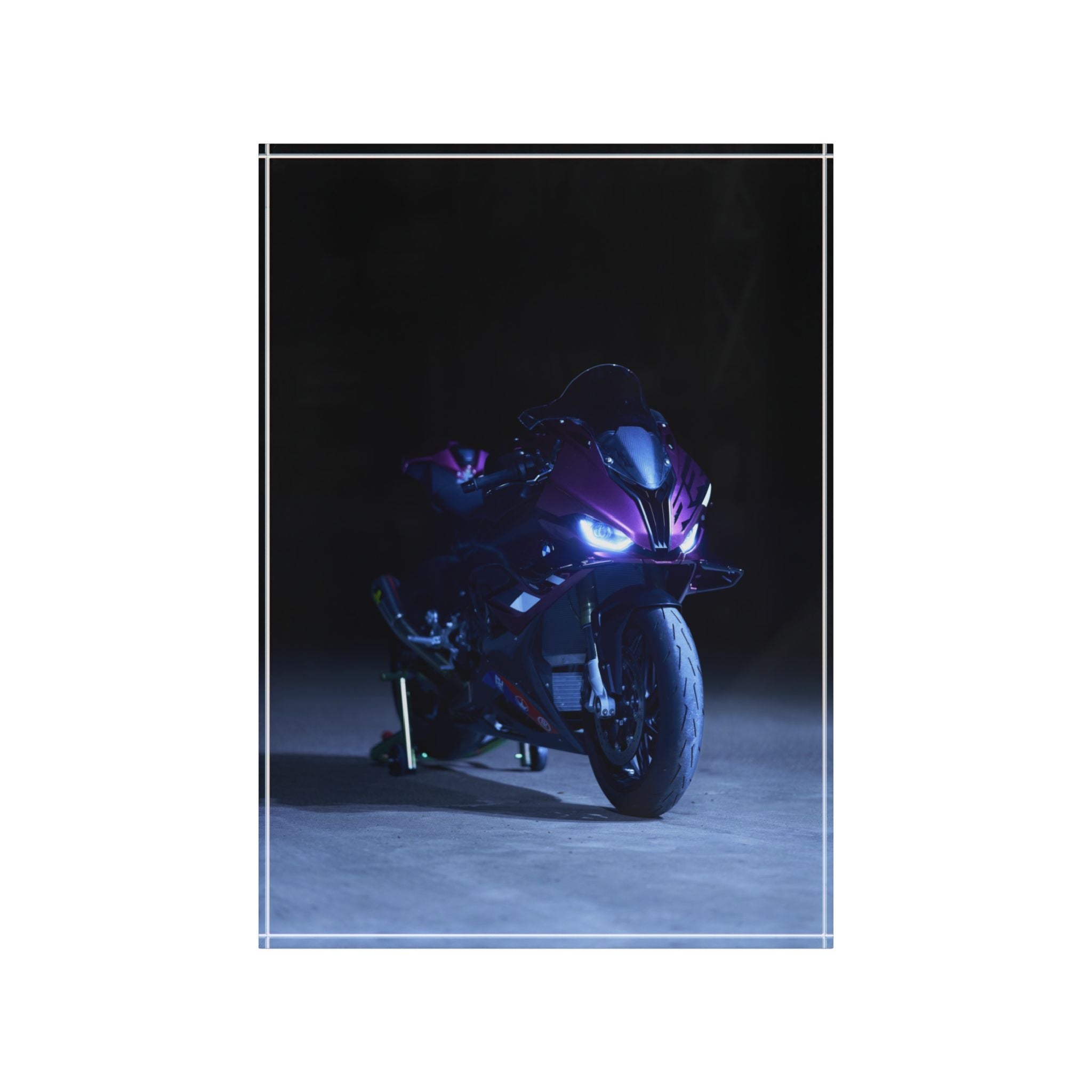 BMW S1000RR Motorcycle Acrylic Photo Block #037 - Throttle Designs