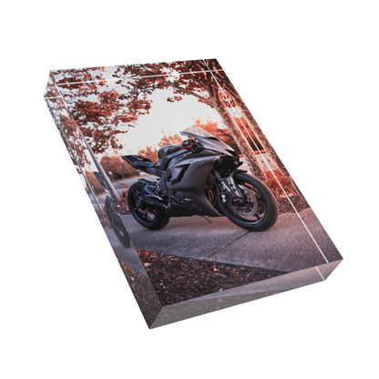 Yamaha R6 Motorcycle Acrylic Photo Block #002 - Throttle Designs