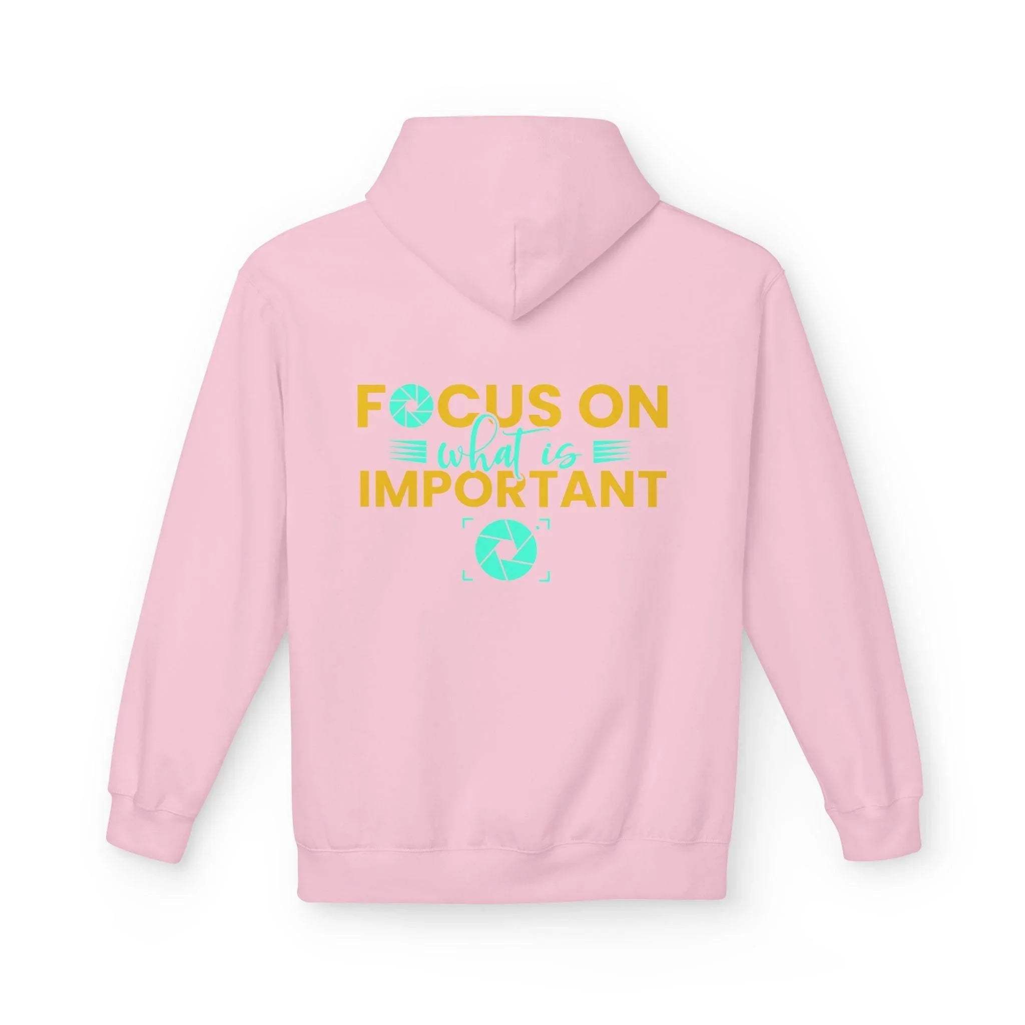 Inspirational Fleece Hoodie for Photographers - 'Prioritize What Matters'