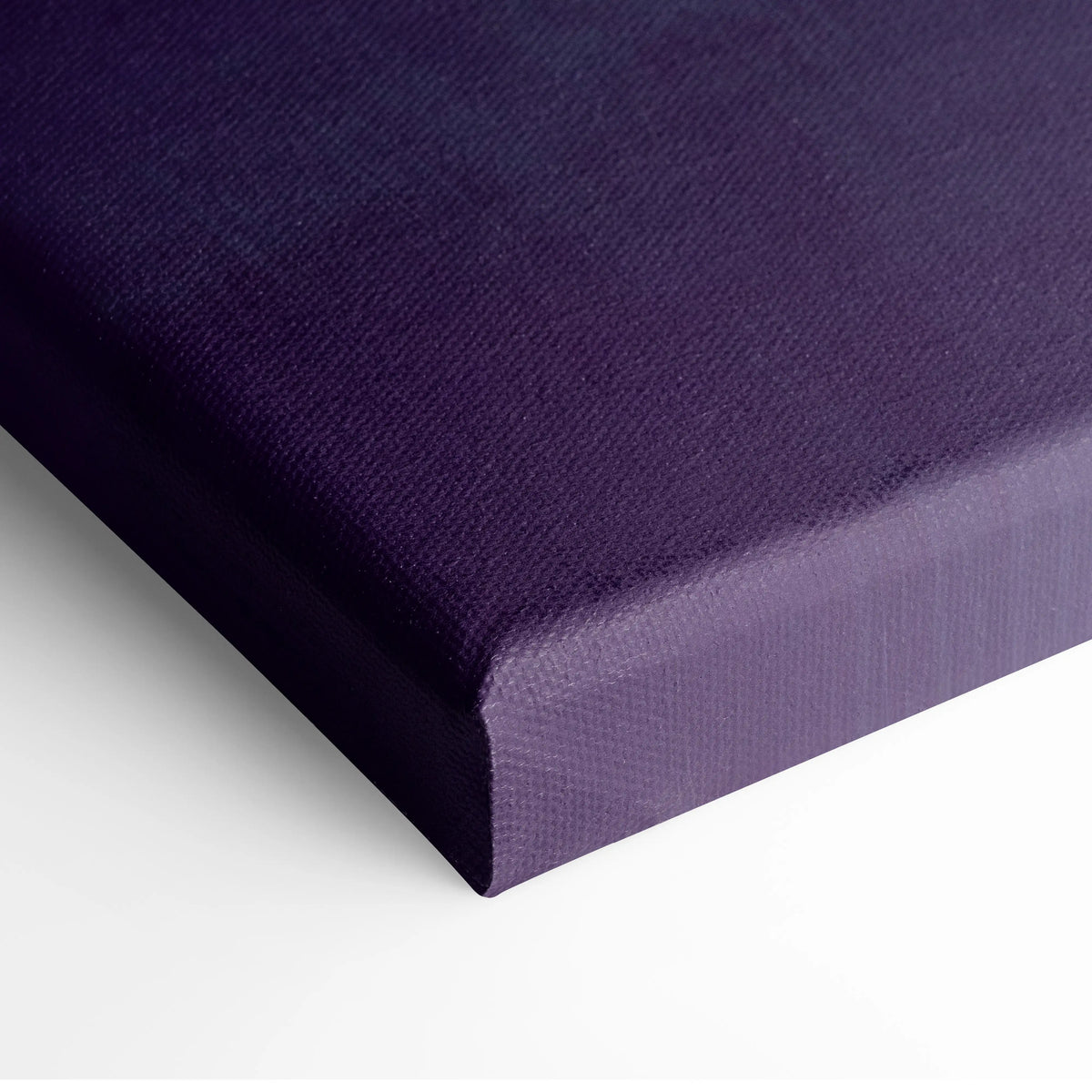 Deep purple canvas automotive wall art inspired by nissan skyline gt-r with textured woven surface and raised edges