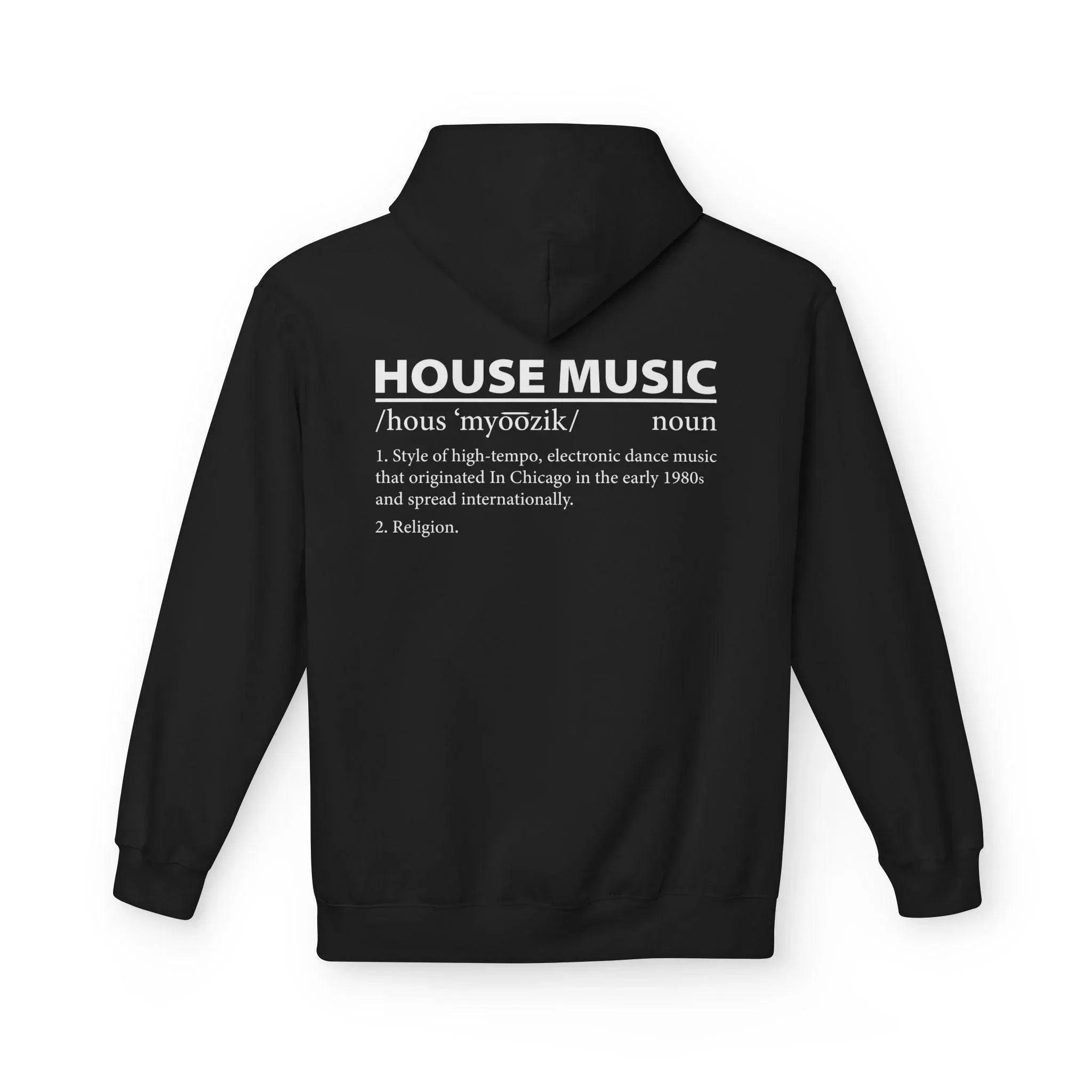 Ultimate House Music Fleece Hoodie for Comfort and Style
