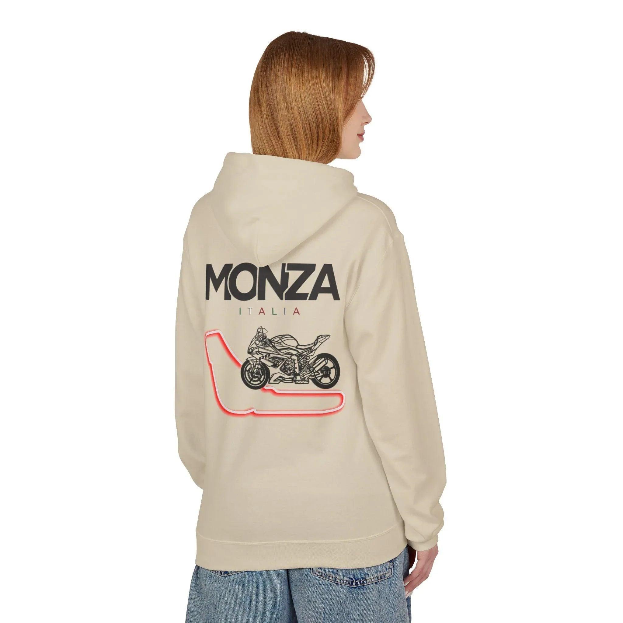 BMW Inspired S1000RR Monza Italia Fleece Hoodie Red Edition for Riders