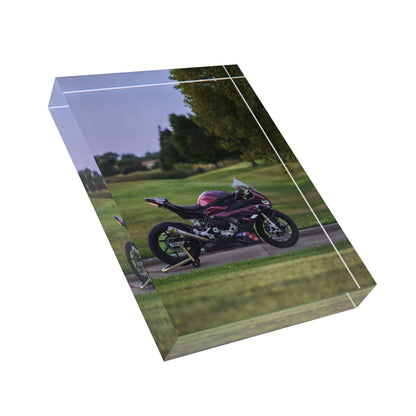 BMW S1000RR Motorcycle Acrylic Photo Block #033 - Throttle Designs