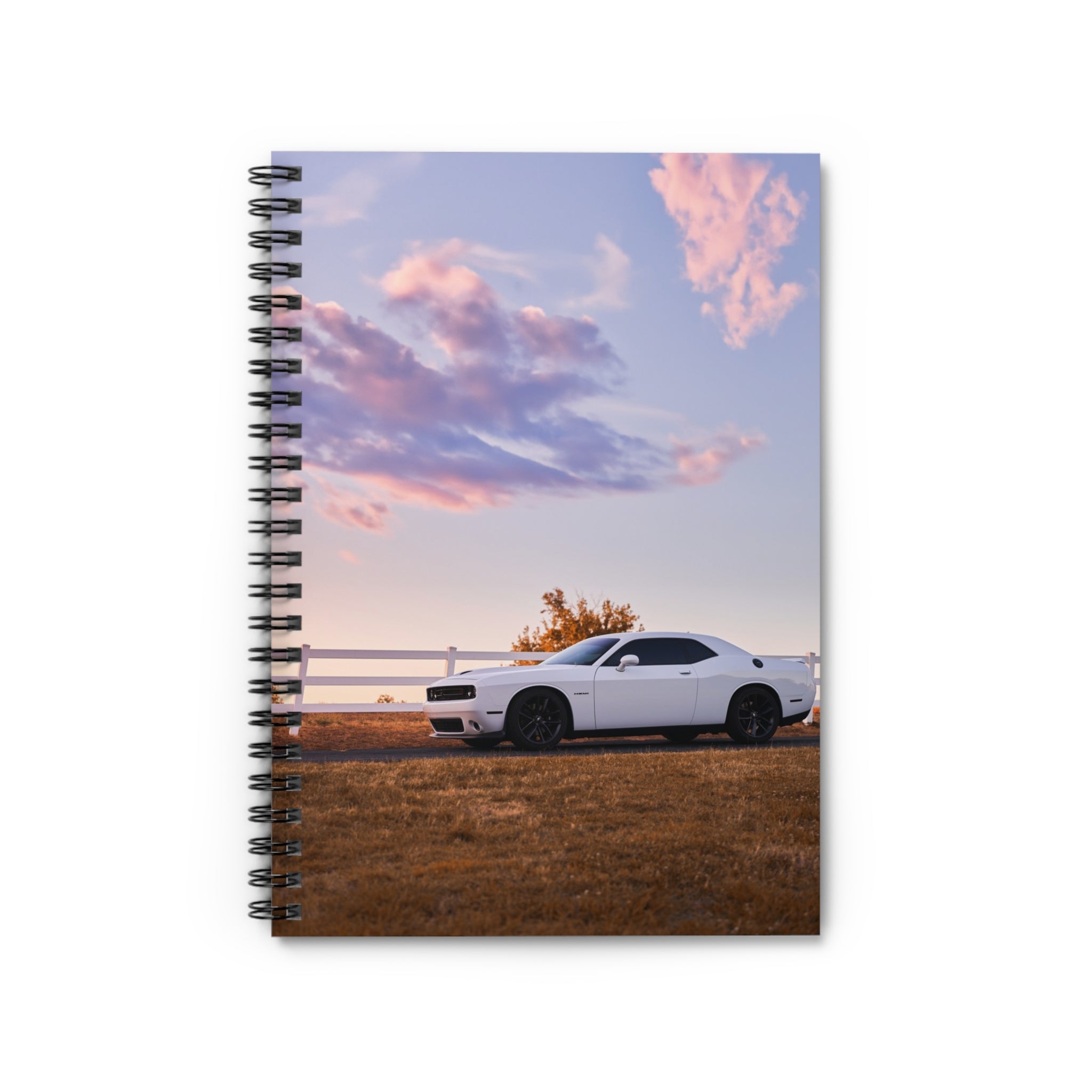 Dodge Challenger Automotive Spiral Notebook #005 - Throttle Designs