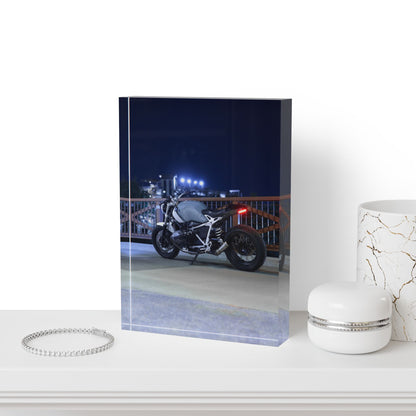 BMW R Nine T Motorcycle Acrylic Photo Block #002 - Throttle Designs