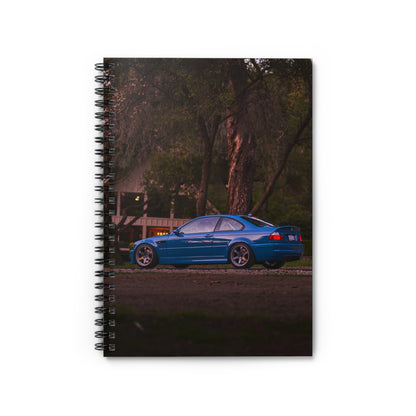 BMW E46 M3 Automotive Spiral Notebook #010 - Throttle Designs