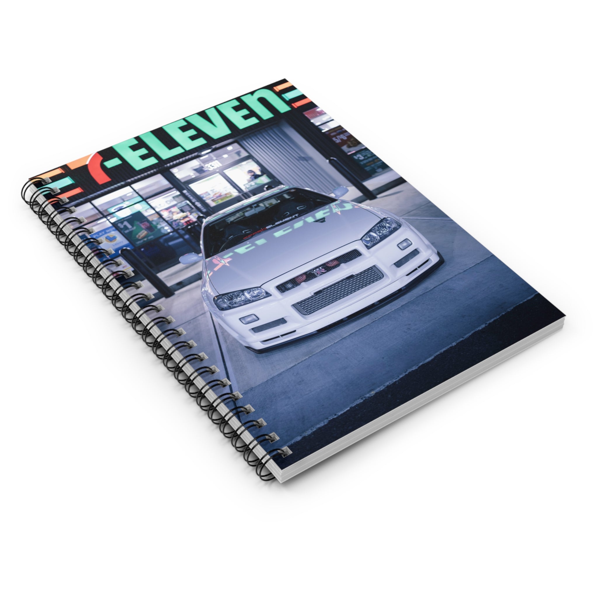 Nissan GTR R34 Automotive Spiral Notebook #003 - Throttle Designs