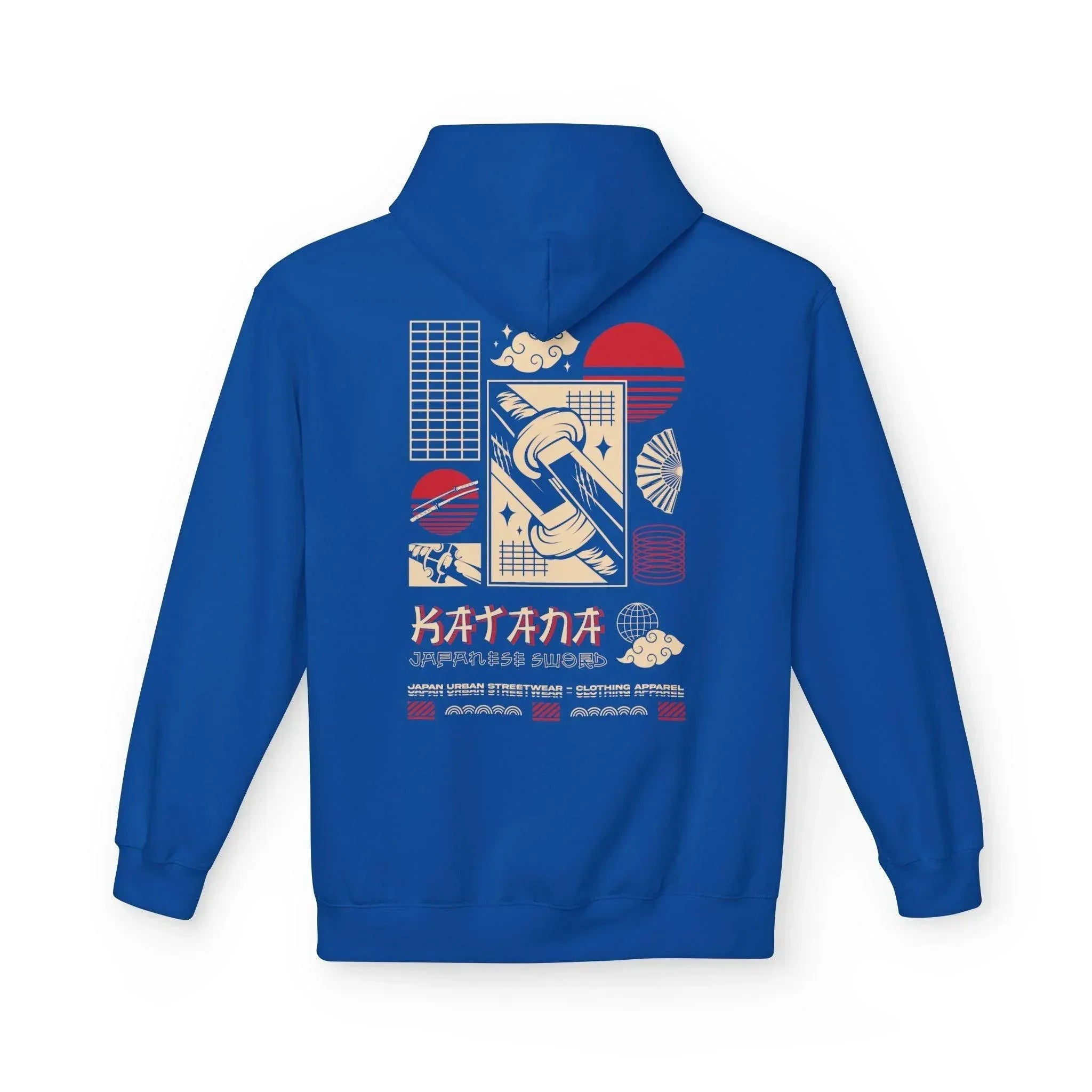 Ultimate "Katana" Japanese Fleece Hoodie for Stylish Streetwear Enthusiasts