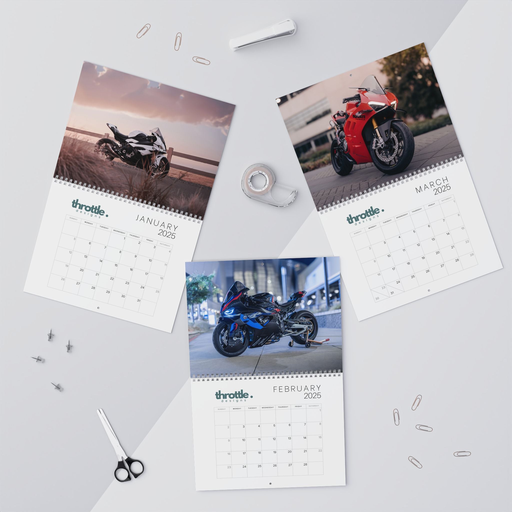 Ultimate 2025 Sportbike Motorcycle Experience Calendar V4