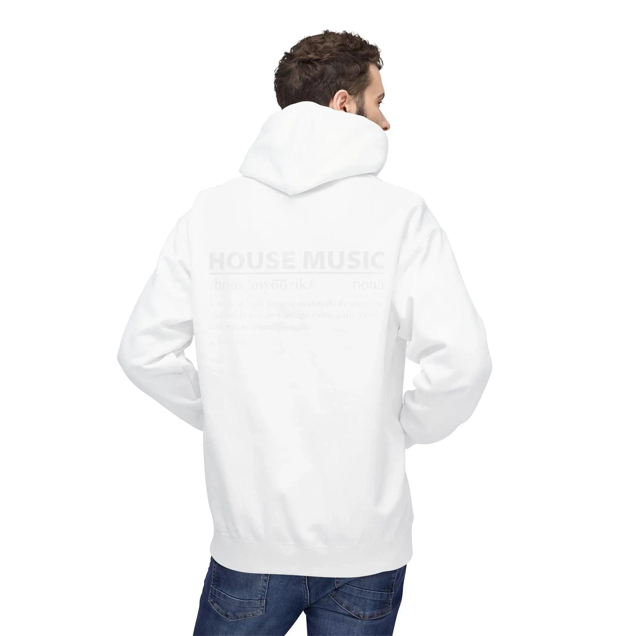 Ultimate House Music Fleece Hoodie for Comfort and Style