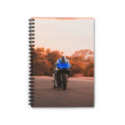 Yamaha R1 Motorcycle Spiral Notebook #024 - Throttle Designs