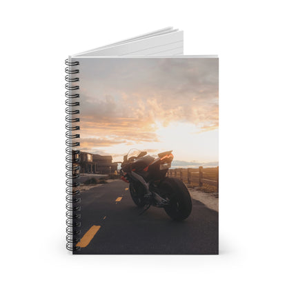 Aprilia RSV4 1100 Factory Motorcycle Spiral Notebook #018 - Throttle Designs