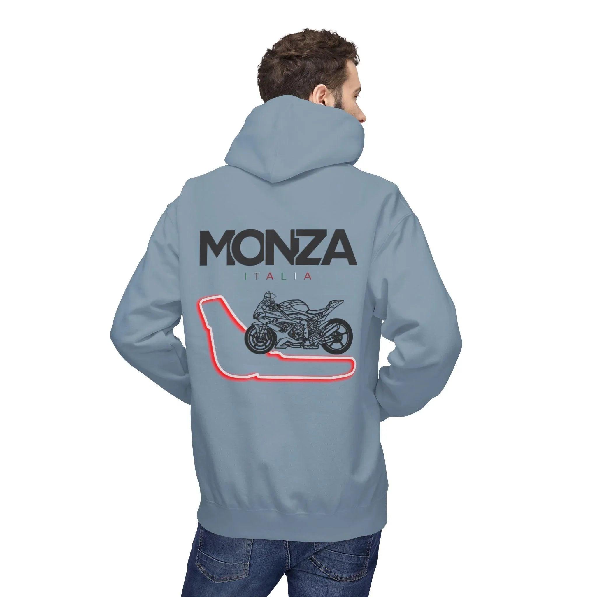 BMW Inspired S1000RR Monza Italia Fleece Hoodie Red Edition for Riders